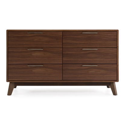 LA Furniture Soria Mid-Century Walnut Dresser VGMABR-32-DRS Contemporary Style by Vig Furnitrue Number 71884 Catch Home Goods