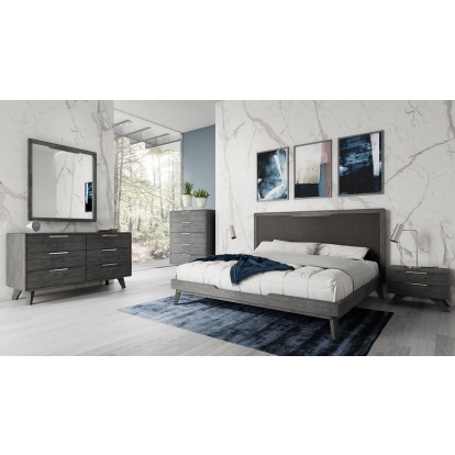 LA Furniture Soria Modern Grey Wash Chest VGMABR-32-CHEST-GRY Contemporary Style by Vig Furnitrue Number 75573 Catch Home Goods