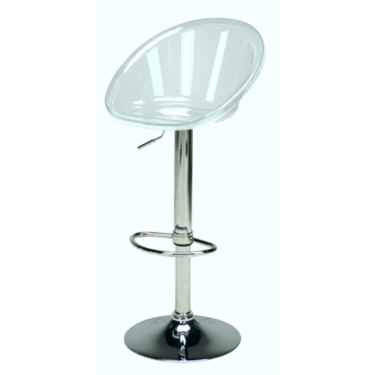 LA Furniture Sphere Modern Transparent Italian Bar Stool VGIGSPHERE-TRANS-BAR Contemporary Style by Vig Furnitrue Number 13935 Catch Home Goods