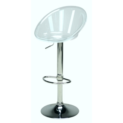 LA Furniture Sphere Modern Transparent Italian Bar Stool VGIGSPHERE-TRANS-BAR Contemporary Style by Vig Furnitrue Number 13935 Catch Home Goods