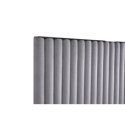 LA Furniture Splendor Silver + Grey Velvet Upholstered King Platform Bed VGVCBD20256-BED-EK Contemporary Style by Vig Furnitrue Number 78061 Catch Home Goods