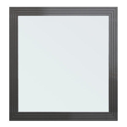 LA Furniture Splendor Grey High Gloss Slatted MIrror VGVCJ20256-M-GRY-MIR Contemporary Style by Vig Furnitrue Number 78065 Catch Home Goods