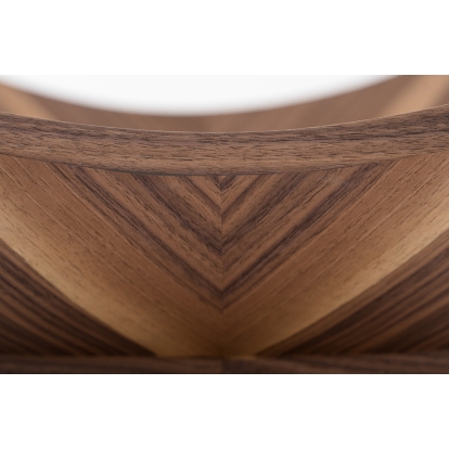 LA Furniture Sunset Contemporary Glass + Walnut Square Coffee Table VGIPSE066C Contemporary Style by Vig Furnitrue Number 81693 Catch Home Goods