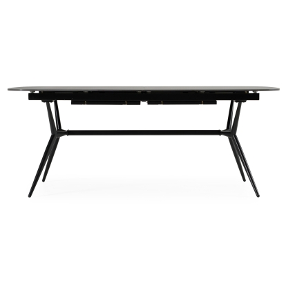 LA Furniture Suzie Modern Ceramic + Black Ash Extendable Dining Table VGDW3013-08 Contemporary Style by Vig Furnitrue Number 81758 Catch Home Goods