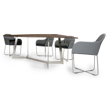 LA Furniture Sweeny Modern Grey Dining Chair VGEDCMI6009-GRY Contemporary Style by Vig Furnitrue Number 72426 Catch Home Goods