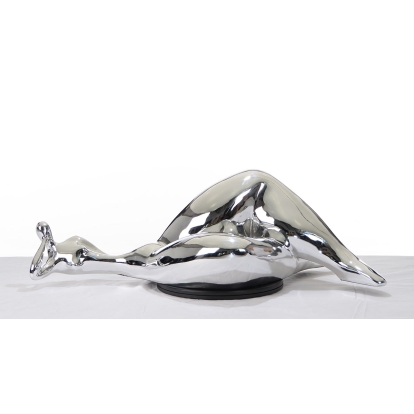 LA Furniture SZ0228 Modern Silver Napping Lady Sculpture VGTHSZ0228-SLV Contemporary Style by Vig Furnitrue Number 15198 Catch Home Goods