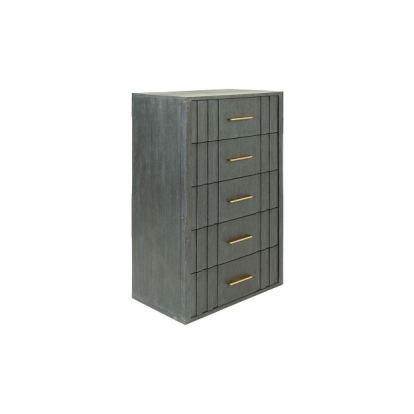 LA Furniture Manchester- Contemporary Dark Grey Chest VGWD-HLF2-TB5DRA Contemporary Style by Vig Furnitrue Number 79784 Catch Home Goods