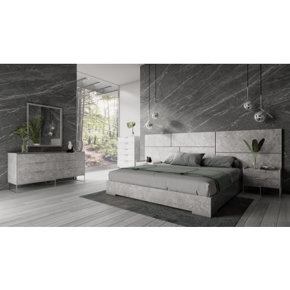 LA Furniture Marbella Italian Modern Grey Marble Dresser VGACMARBELLA-GRY-DRS Contemporary Style by Vig Furnitrue Number 76852 Catch Home Goods
