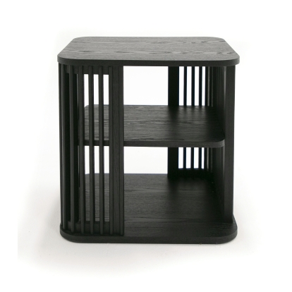 LA Furniture Thayne Modern Mid Century Black Ash End Table VGDW-J5932-BLK Contemporary Style by Vig Furnitrue Number 80425 Catch Home Goods