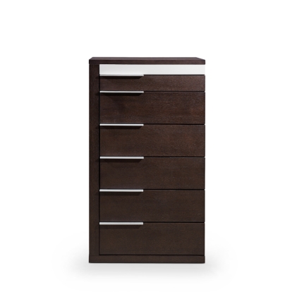 LA Furniture Torino Modern Brown Oak & Grey Chest VGWCD-D04-BRNOAK Contemporary Style by Vig Furnitrue Number 72047 Catch Home Goods