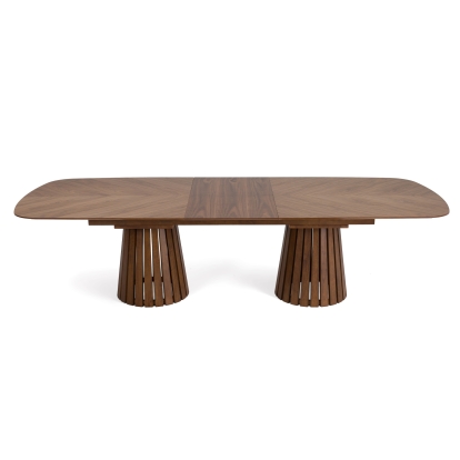 LA Furniture Truman Mid-Century Modern Walnut Extendable Dining Table VGMA-MI-5346 Contemporary Style by Vig Furnitrue Number 82621 Catch Home Goods