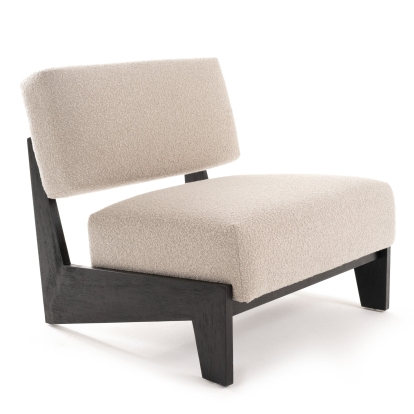 LA Furniture Tucker Mid-Century Modern Light Grey Fabric + Black Walnut Accent Chair VGRH-RHS-AZHT05-GRY Contemporary Style by Vig Furnitrue Number 81529 Catch Home Goods