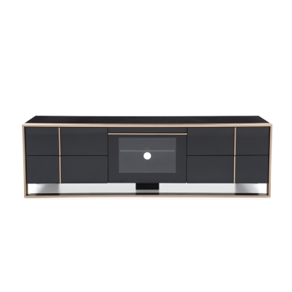 LA Furniture Cartier Modern Black & Rosegold TV Stand VGVCTV-A002 Contemporary Style by Vig Furnitrue Number 73247 Catch Home Goods