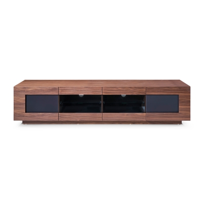 LA Furniture Frost Modern Small Walnut TV Stand VGWCTV004SM-WAL Contemporary Style by Vig Furnitrue Number 73686 Catch Home Goods