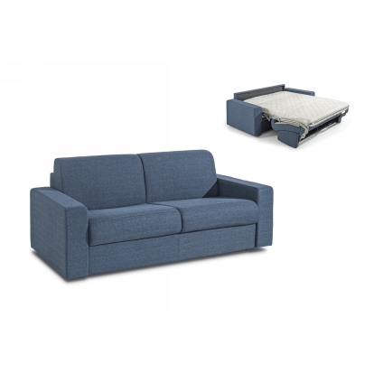 LA Furniture Made in Italy Urrita Modern Blue Fabric Sofa Bed with Queen Size Mattress VGACURRITA-Q-BLUE Contemporary Style by Vig Furnitrue Number 77322A Catch Home Goods