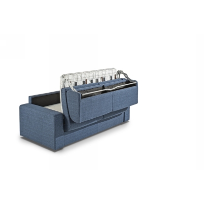 LA Furniture Made in Italy Urrita Modern Blue Fabric Sofa Bed with Queen Size Mattress VGACURRITA-Q-BLUE Contemporary Style by Vig Furnitrue Number 77322A Catch Home Goods