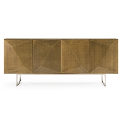 LA Furniture Vanguard Modern Antique Brass Buffet VGVC-G1108-BRS Contemporary Style by Vig Furnitrue Number 82456 Catch Home Goods