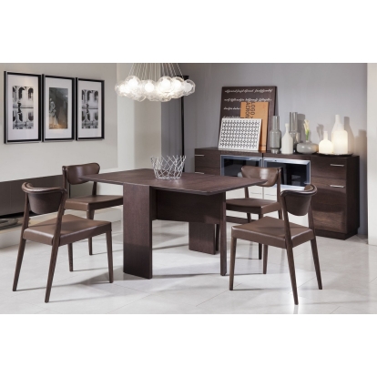 LA Furniture Union Modern Coffee Oak Folding Dining Table VGWCE551T-OAK Contemporary Style by Vig Furnitrue Number 16023 Catch Home Goods