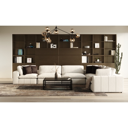LA Furniture Vicki Modern Off-White Fabric Modular Sectional Sofa VGKV-KF.8033-MOD-IVORY Contemporary Style by Vig Furnitrue Number 85583|85583A|85584|85584A|85585|85585A|85586|85586A|85587|85587A Catch Home Goods