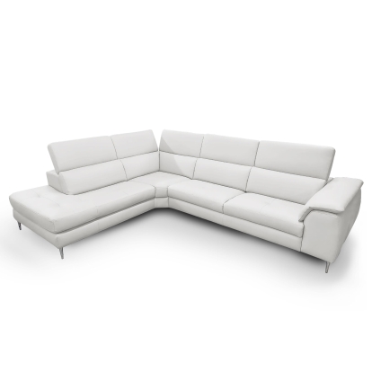 LA Furniture Viola Italian Contemporary Grey Leather Left Facing Sectional Sofa VGCCVIOLA-KIM-GRY-LAF-SECT Contemporary Style by Vig Furnitrue Number 81699 Catch Home Goods