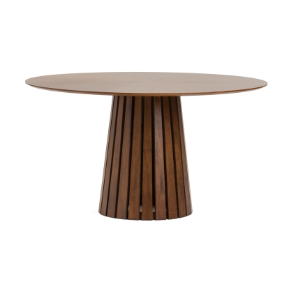 LA Furniture Weiss Mid-Century Modern Walnut Round Dining Table VGMAMIT-5346 Contemporary Style by Vig Furnitrue Number 81563 Catch Home Goods