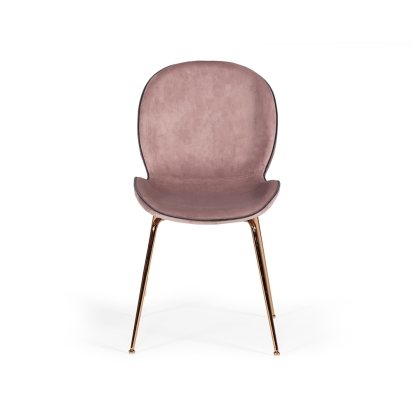 LA Furniture Wendy Modern Pink Velvet & Rosegold Dining Chair (Set of 2) VGHR3393-PNK Contemporary Style by Vig Furnitrue Number 74689Z Catch Home Goods