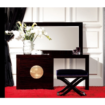 LA Furniture Tuscany Ebony Vanity Table VGUNAW424-152 Contemporary Style by Vig Furnitrue Number 16177 Catch Home Goods