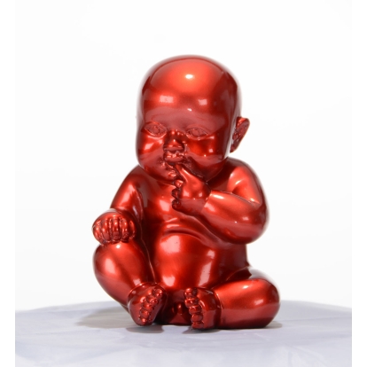 LA Furniture XD00584 Modern Red Baby Sitting Sculpture VGTH-XD00584-RED Contemporary Style by Vig Furnitrue Number 15216 Catch Home Goods