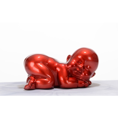 LA Furniture XD0052 Modern Red Baby Sleeping Sculpture VGTH-XD0052-RED Contemporary Style by Vig Furnitrue Number 15214 Catch Home Goods